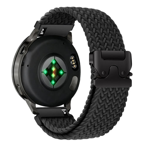 Bandz Garmin Vivomove 3s Braided Strap 'Parachute' (Black)