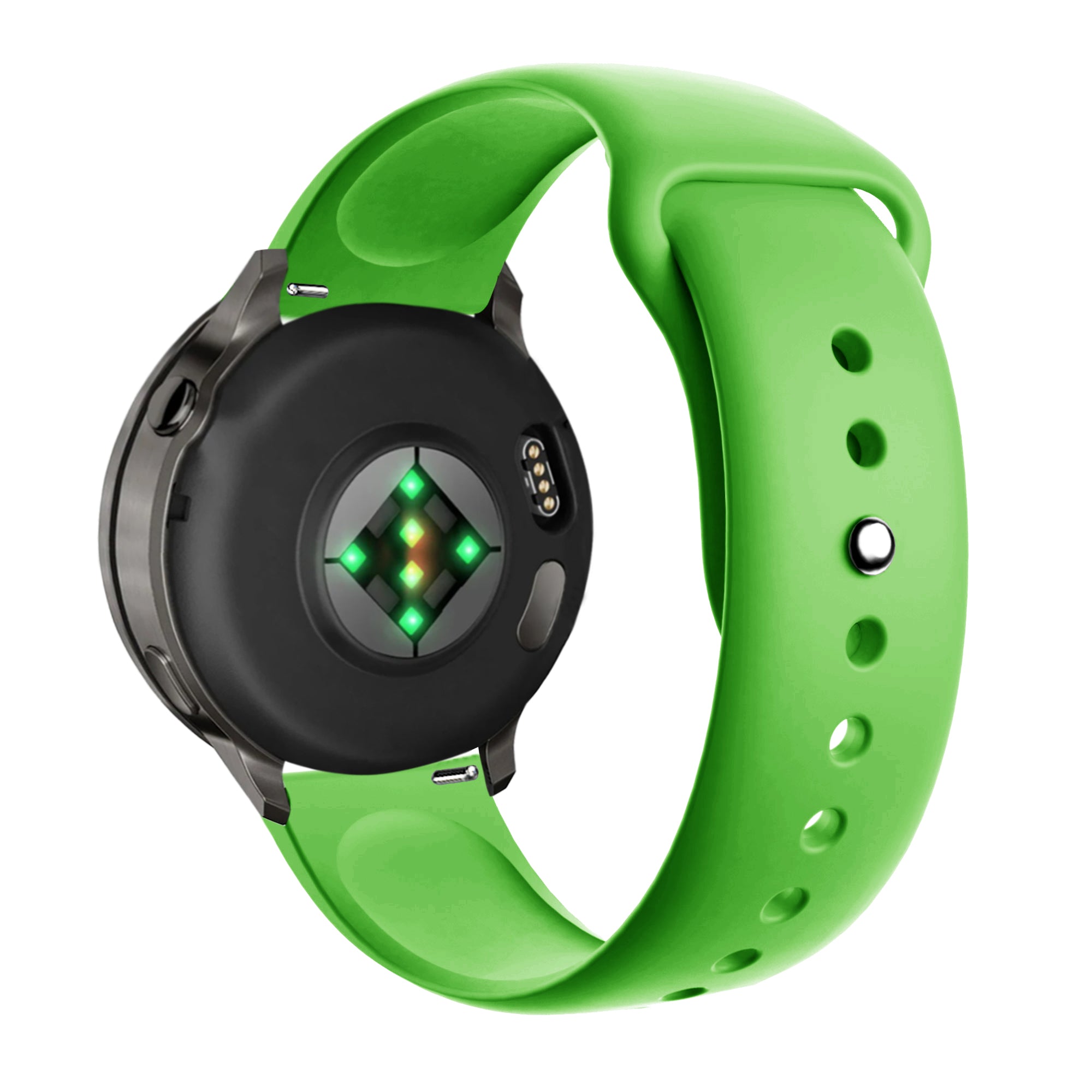 Bandz Garmin Vivoactive 4 sport band 'Deluxe' (groen)