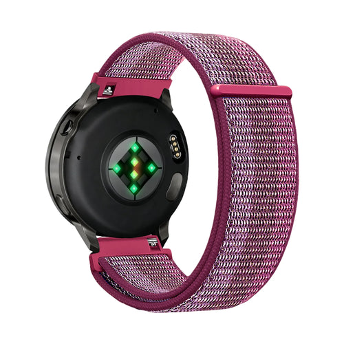 Bandz Garmin Venu 3s Nylon Loop Strap (Berry)