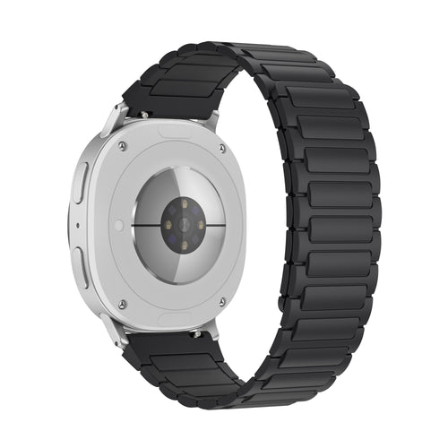 Samsung Galaxy Watch 8 - 44mm magnetisch siliconen bandje (zwart)