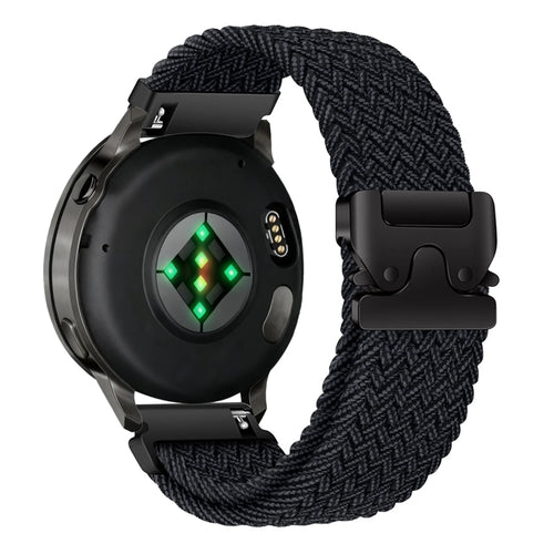 Bandz Garmin Venu 3 gevlochten band 'Parachute' (grafiet)