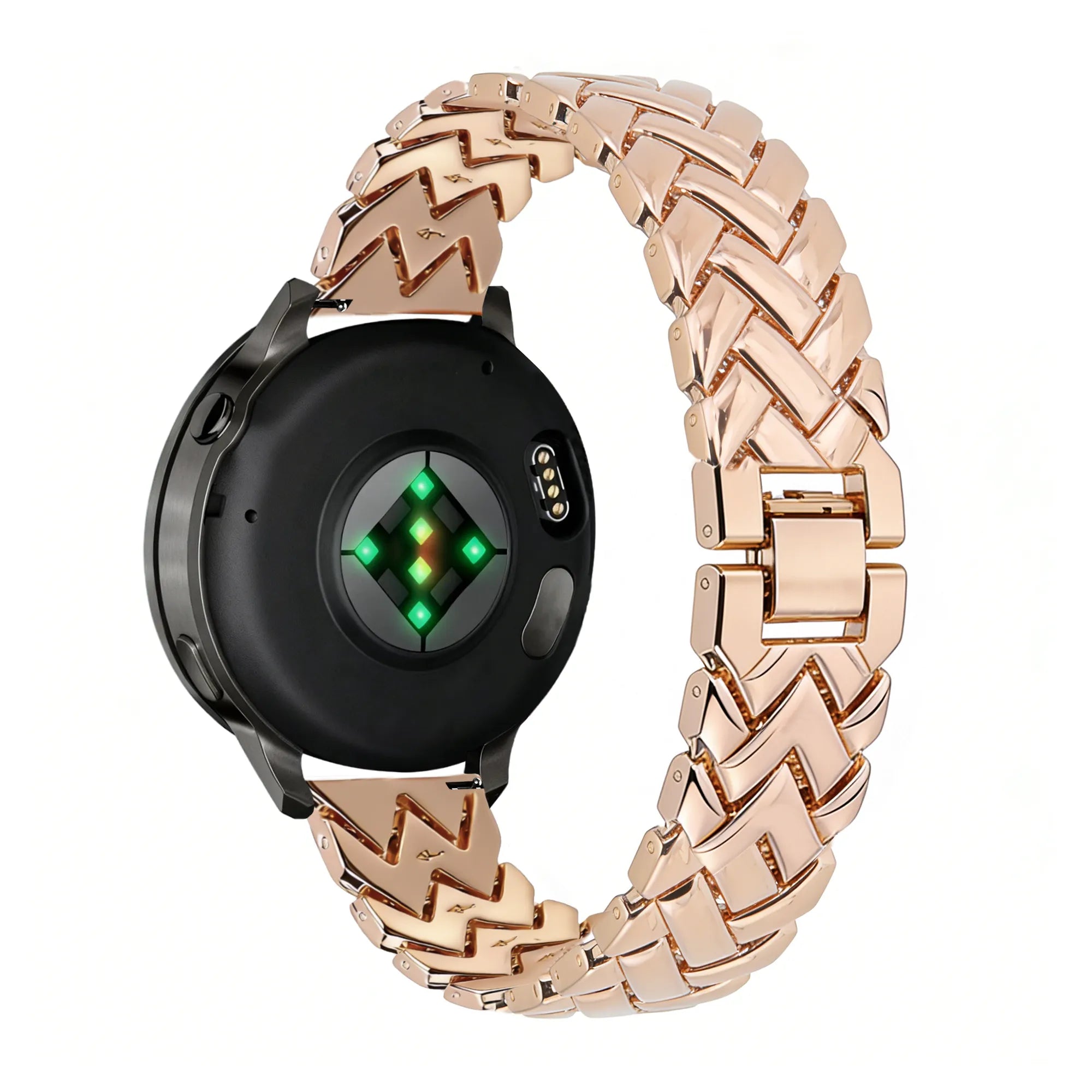 Bandz Garmin Forerunner 255s Metal Strap 'V-Type' (Rose Gold)