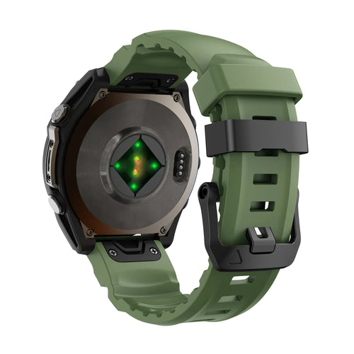 Amazfit T-Rex Ultra 2 trail siliconen band (donkergroen)