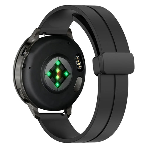 Bandz Garmin Venu 3 Silicone Strap with D-Buckle (Black)