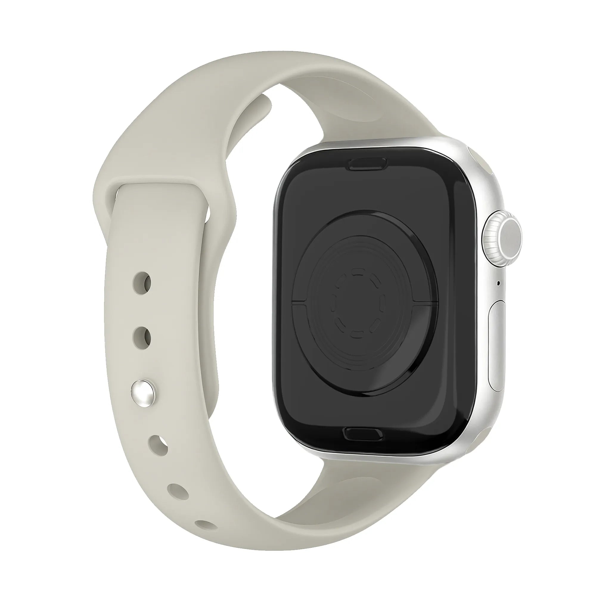 Apple Watch slimfit siliconen band (sterrenlicht)