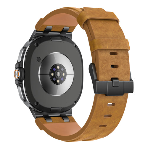 Samsung Galaxy Watch 8 Classic Solid Leather Strap (Brown)