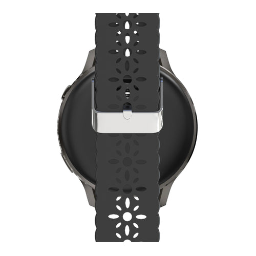 Bandz Garmin Vivomove HR Silicone Strap 'Lace' (Black)