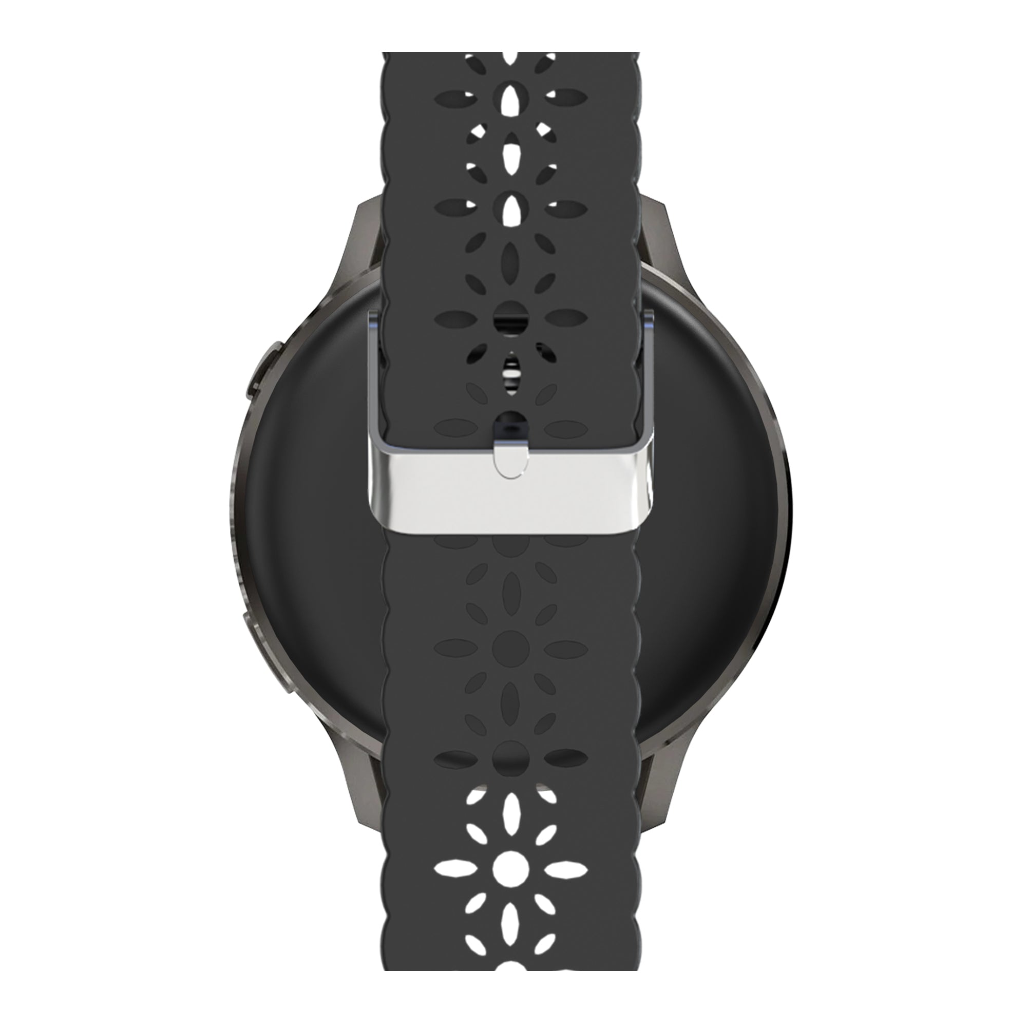 Bandz Garmin Vivomove HR Silicone Strap 'Lace' (Black)