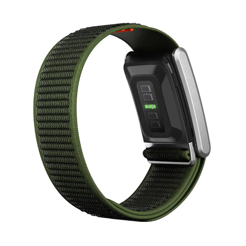 WHOOP 5.0 nylon hybrid band (groen)