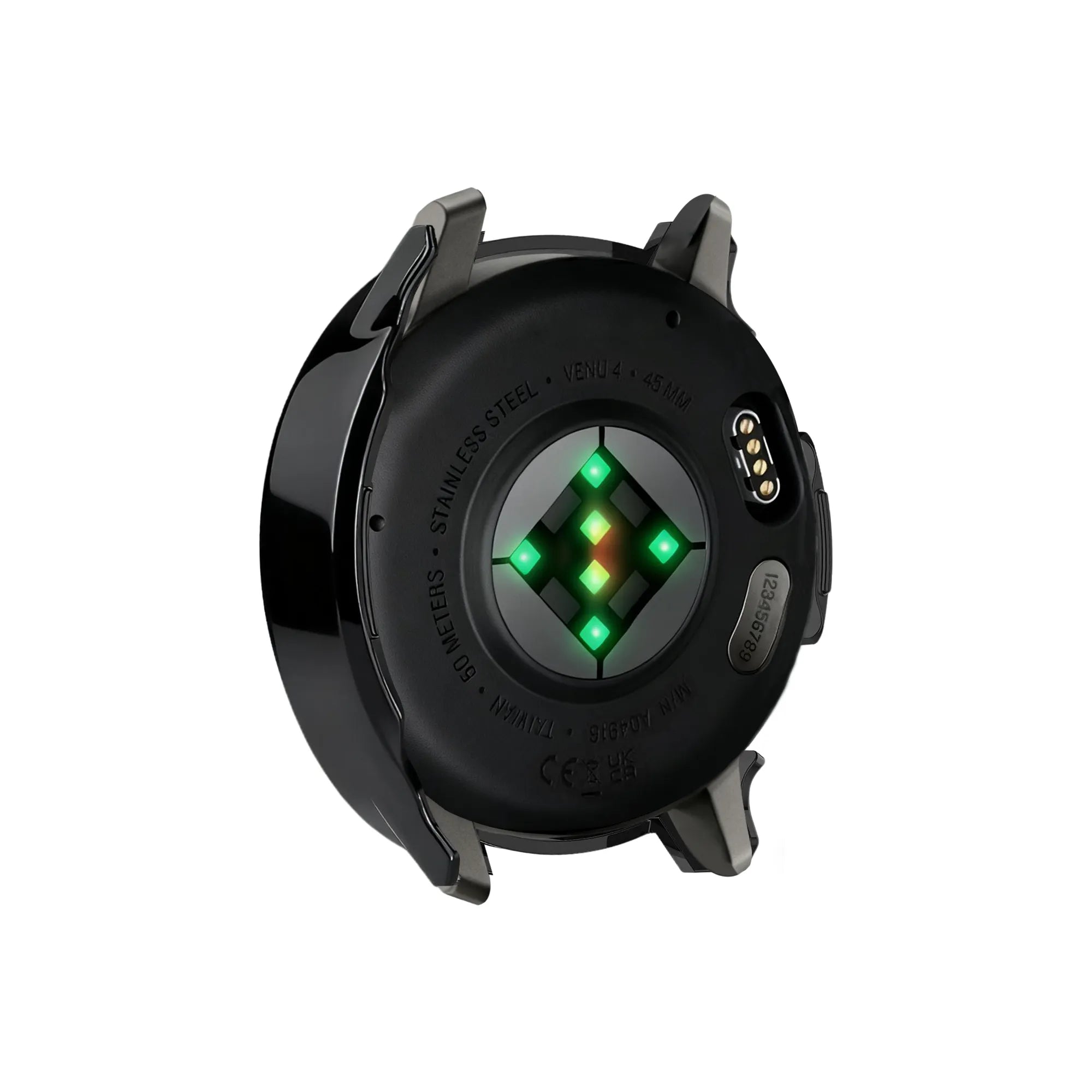 Bandz Garmin Venu 4 - 45mm PC hoesje met glas (zwart)
