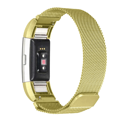 Fitbit Charge 4 Milanese band (goud)