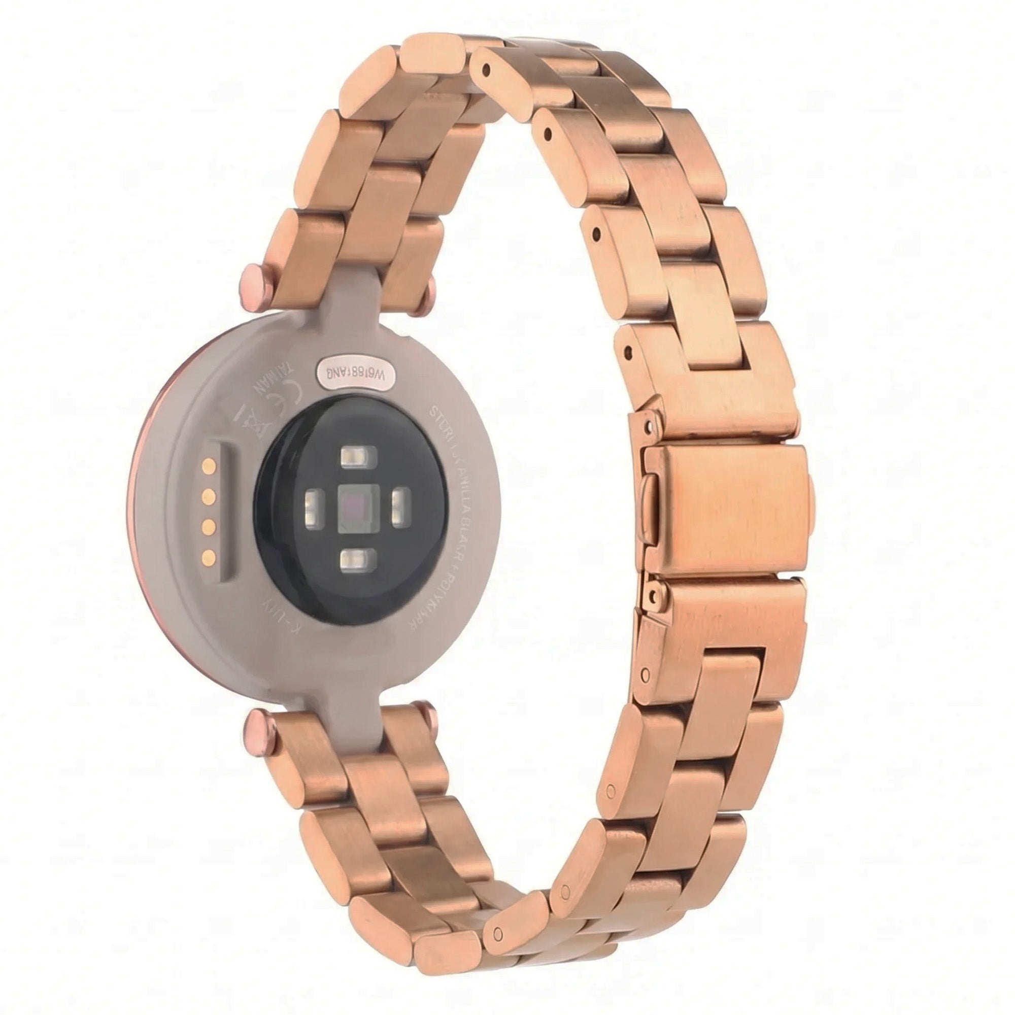 Garmin Lily stalen band (rosé goud)