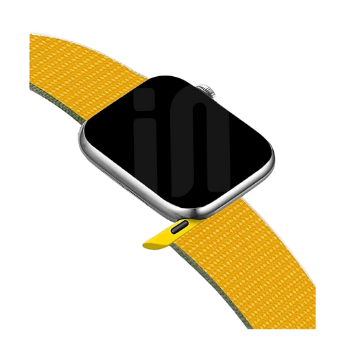 Apple Watch nylon loop bandje (geel)