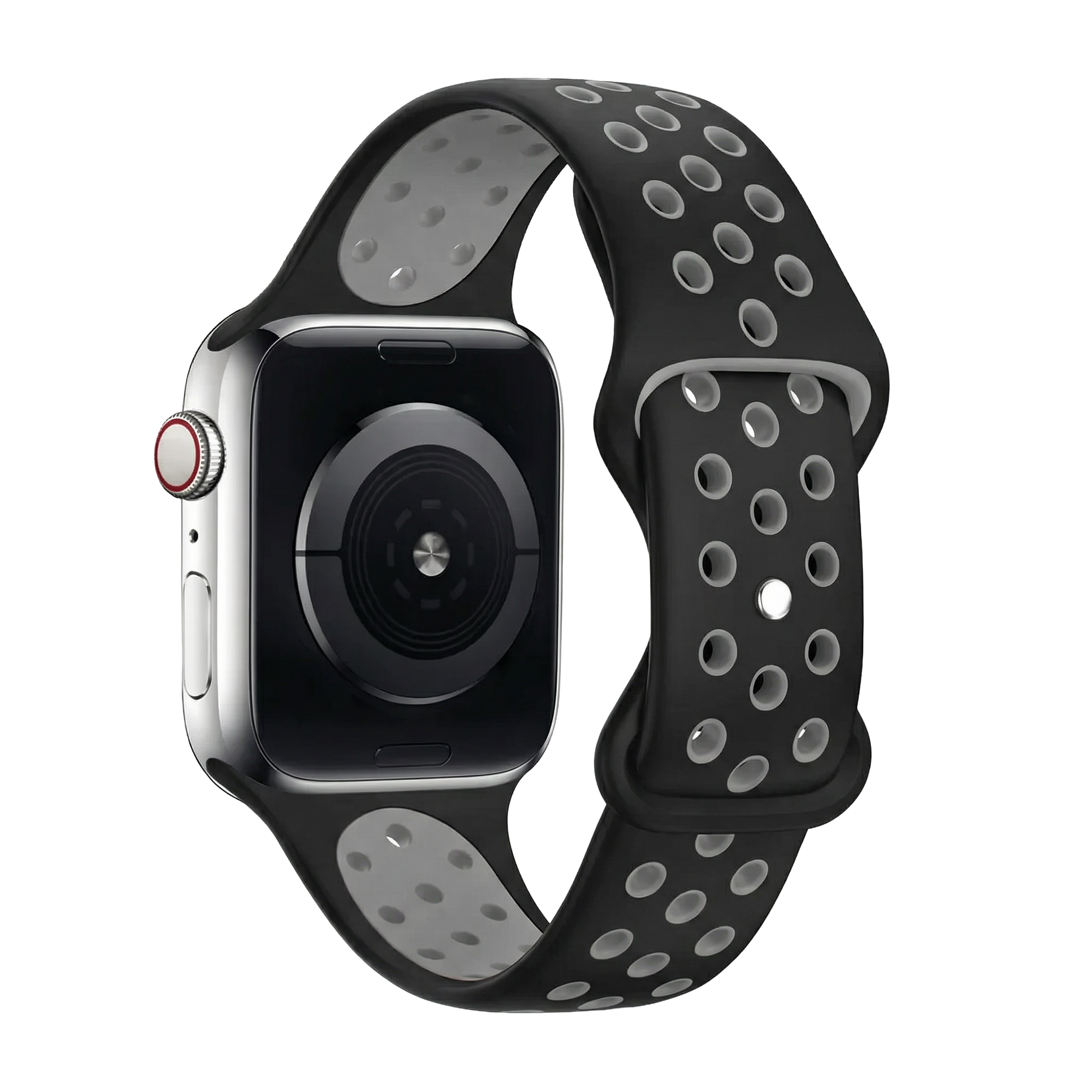 Apple Watch Ultra sport bandje (zwart/grijs)