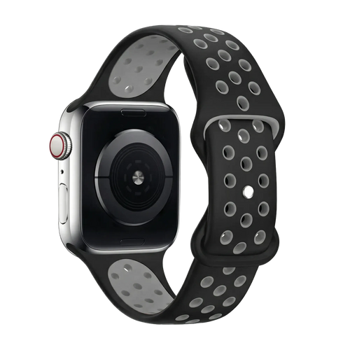 Apple Watch sport bandje (zwart/grijs)