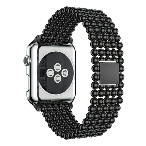 Apple Watch stalen kralen band (zwart)