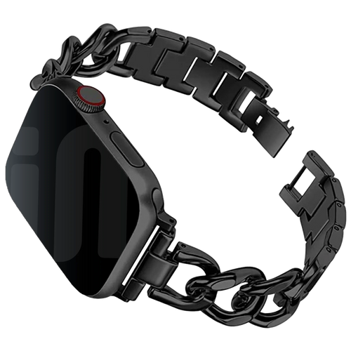 Apple Watch steel chain band (zwart)