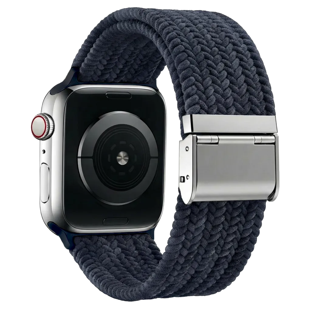 Apple Watch gevlochten bandje (charcoal)
