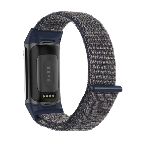 Fitbit Charge 5 Nylon Strap (Blue)