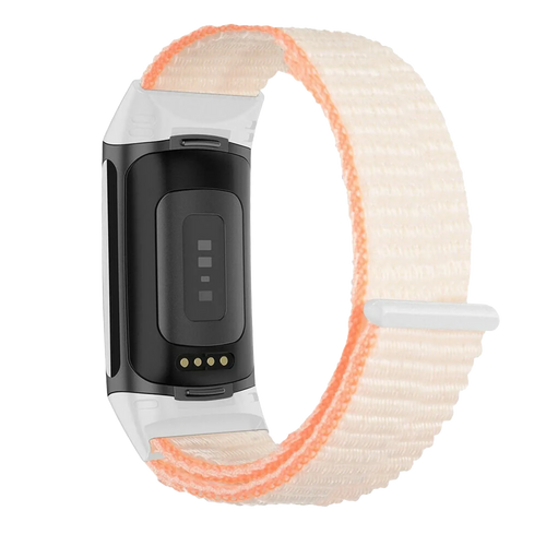 Fitbit Charge 5 nylon bandje (beige)