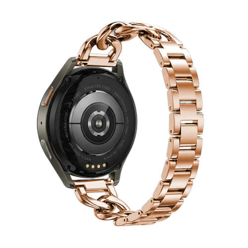 Huawei Watch GT 3 42mm steel chain band (rosé goud)