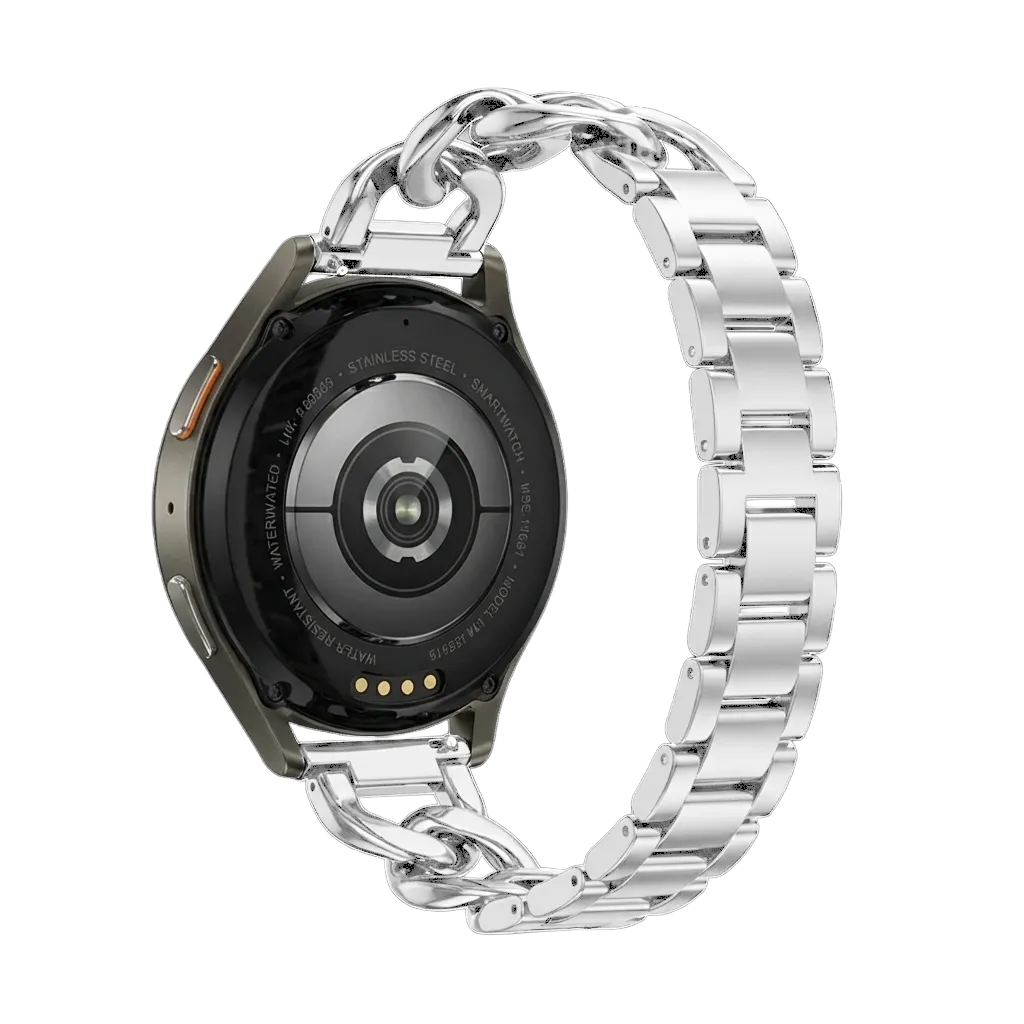 Polar Pacer Steel Chain Strap (Silver)