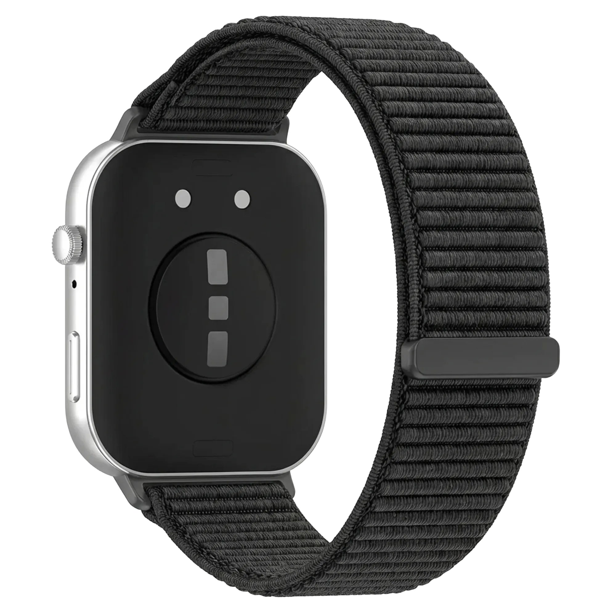 Huawei Watch Fit 5 nylon wave bandje (zwart)