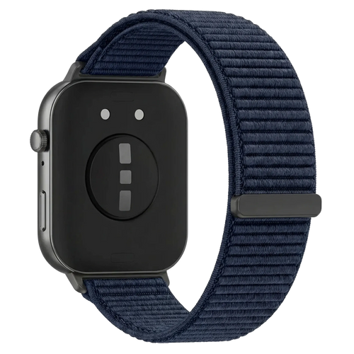 Huawei Watch Fit 4 Pro nylon wave bandje (blauw)