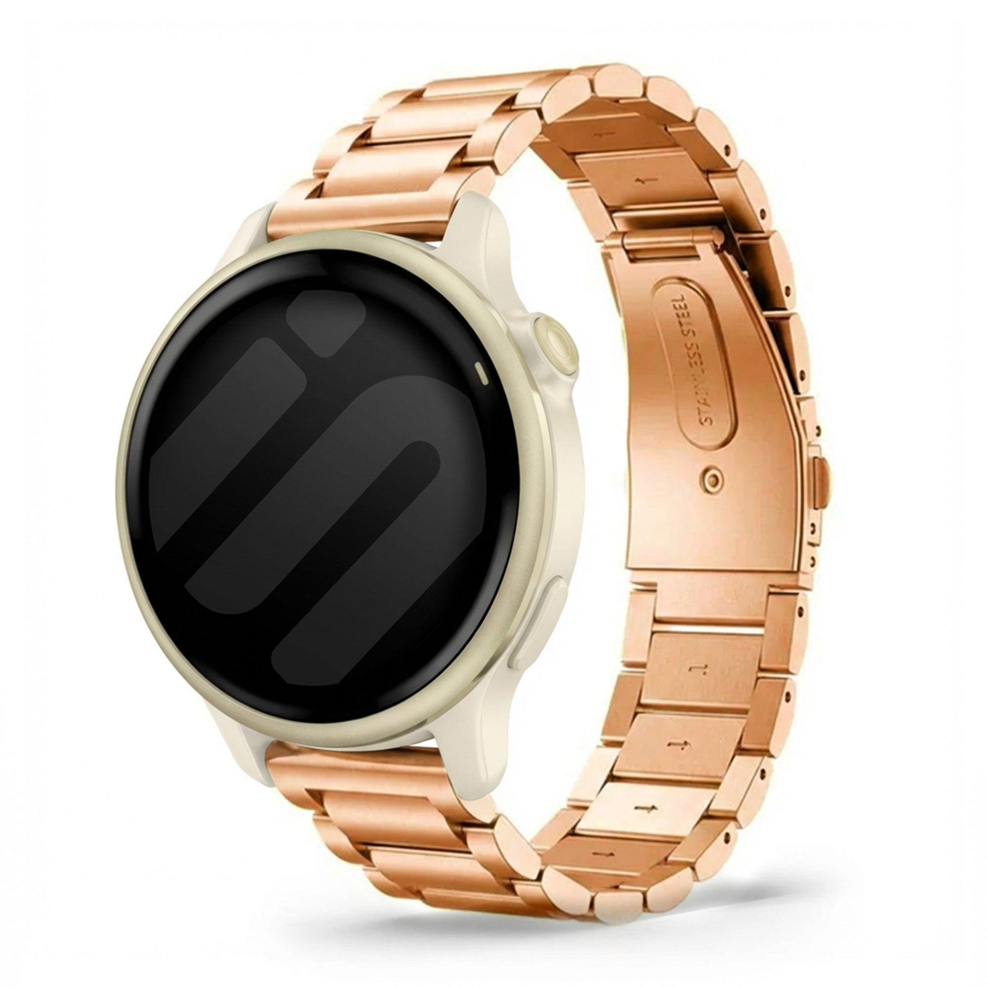 Garmin Vivoactive 6 stalen band (roségoud)