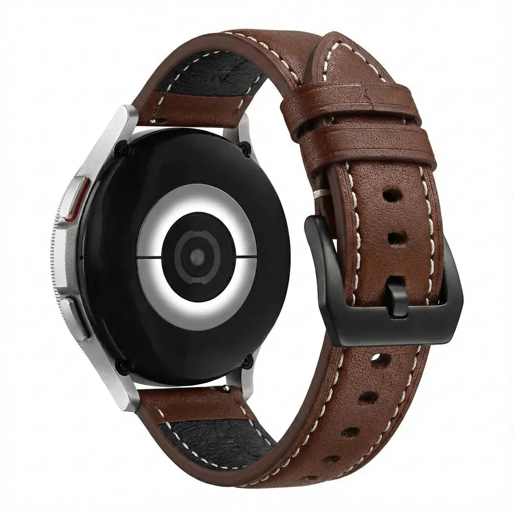 TicWatch Pro 5 Enduro Leather Strap (Coffee Brown)
