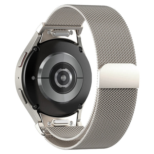 Samsung Galaxy Watch 6 Classic 47mm 'One push' Milanese Strap (Champagne)