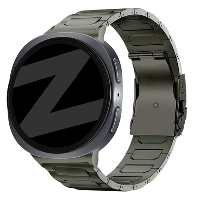 Bandz Samsung Galaxy Watch 8 - 40mm titanium band 'Deluxe' (grafiet)