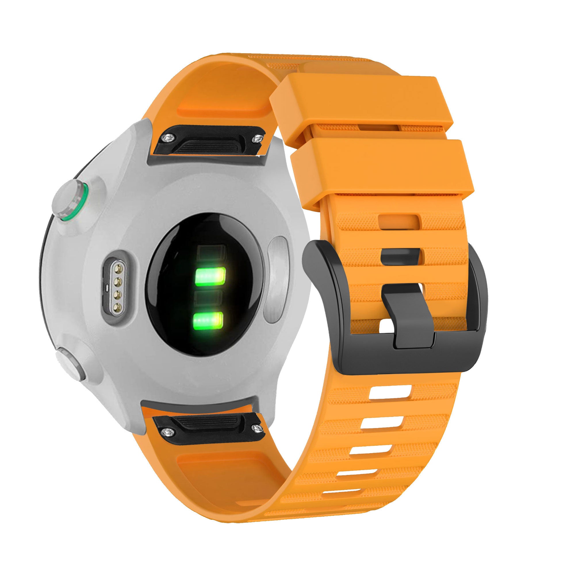 Bandz Garmin Tactix 8 - 51mm siliconen band met gesp (oranje)