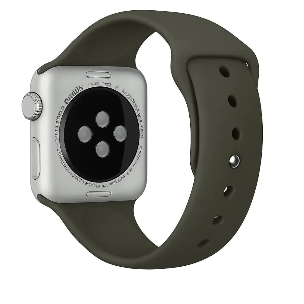Apple Watch sport bandje (donkergroen)