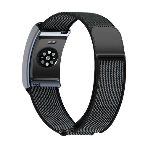 Amazfit Helio Strap nylon band (zwart/grijs)