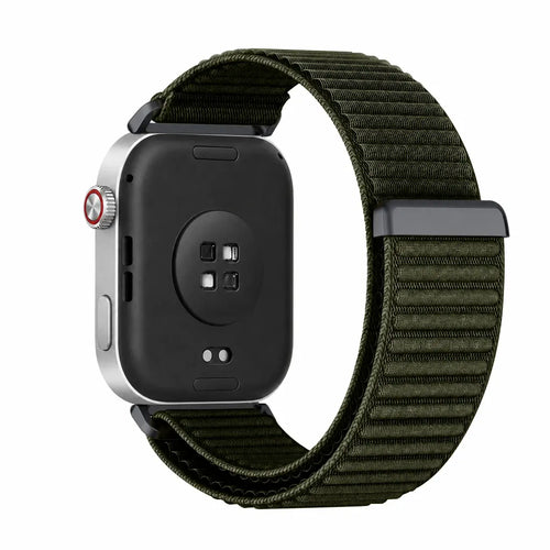 Xiaomi Smart Band 10 Pro wave nylon bandje (donkergroen)