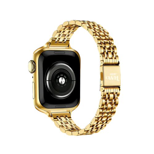 xoxo Wildhearts Apple Watch stalen bandje 'slim' (goud)