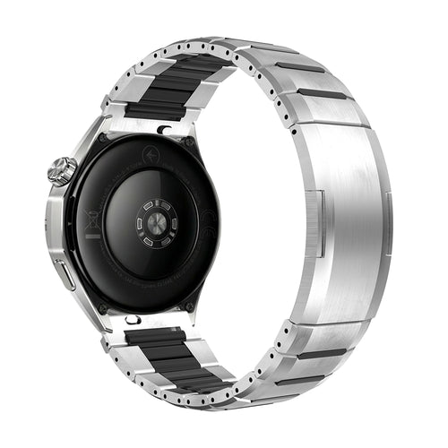 OnePlus Watch Lite 'One Push' Steel Hybrid Strap (Titanium/Black)