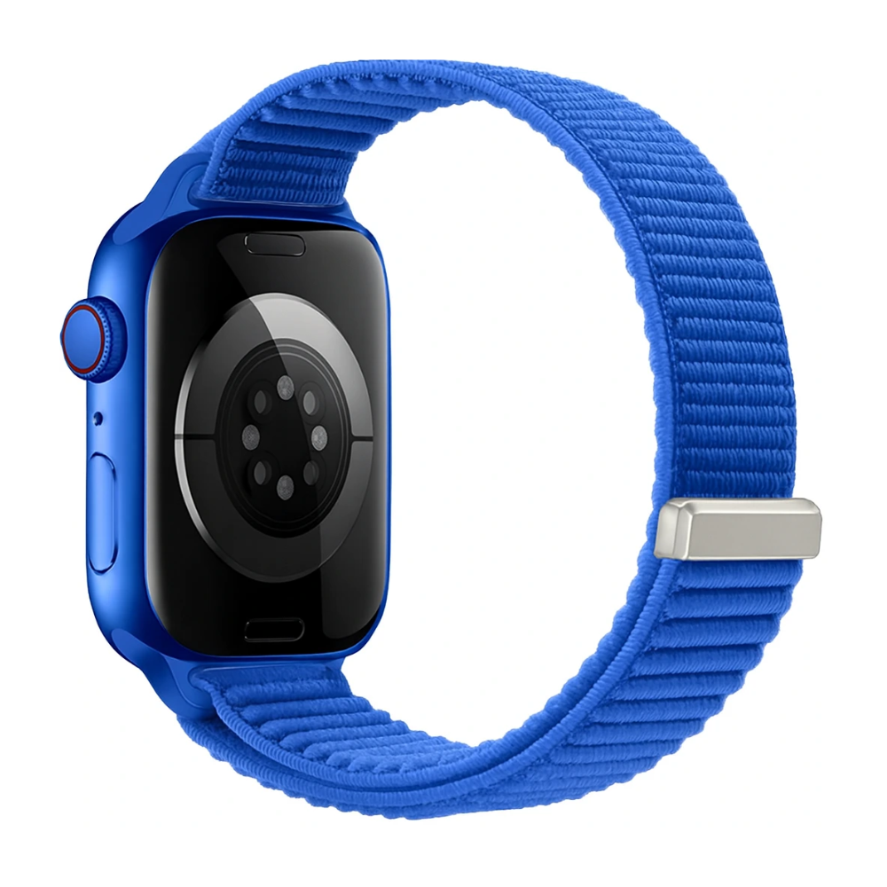 Apple Watch Ultra wave nylon bandje (fel blauw)