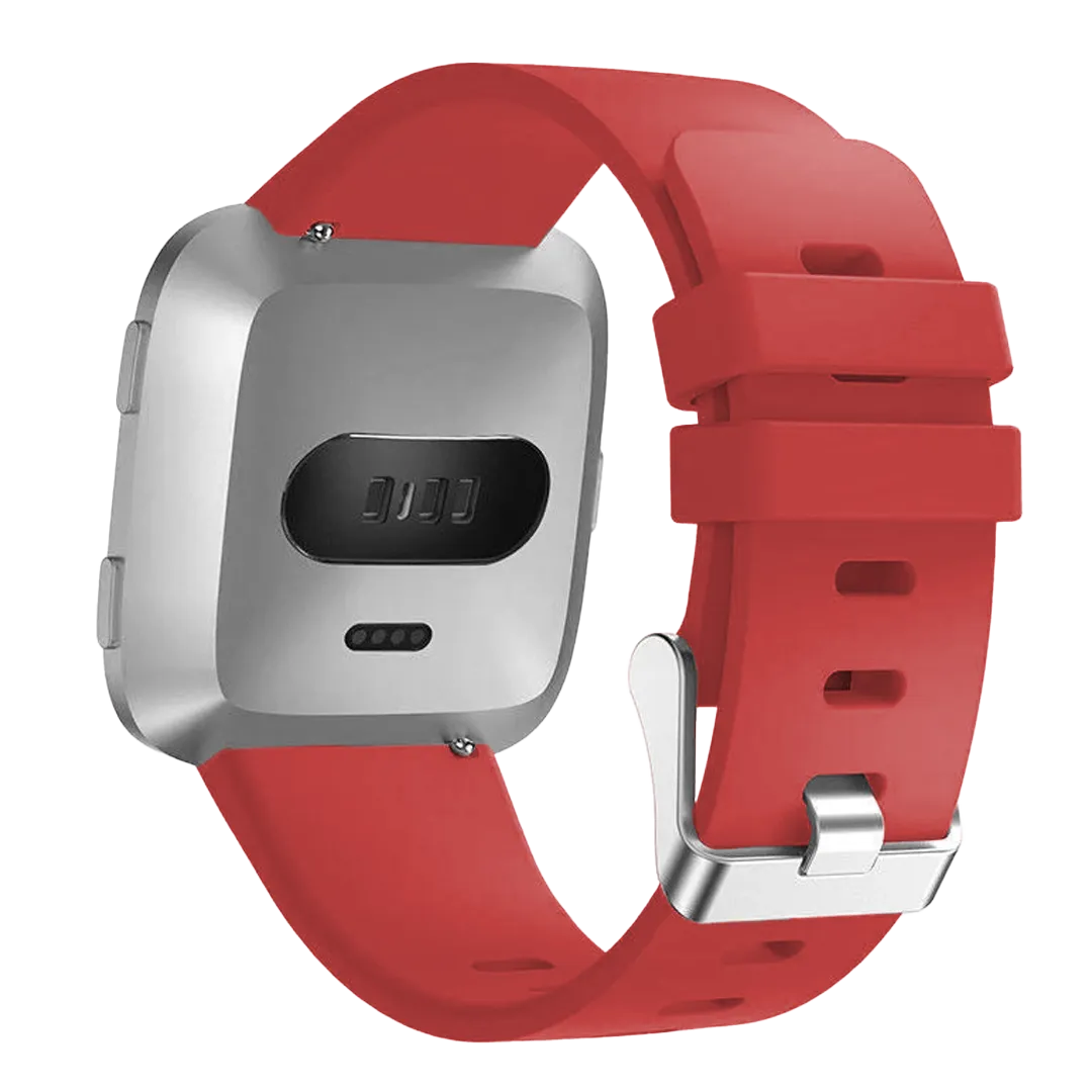 Fitbit Versa (2) siliconen bandje (rood)