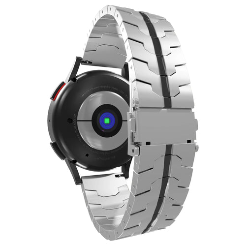 Xiaomi Amazfit GTS steel iron band (zilver/zwart)
