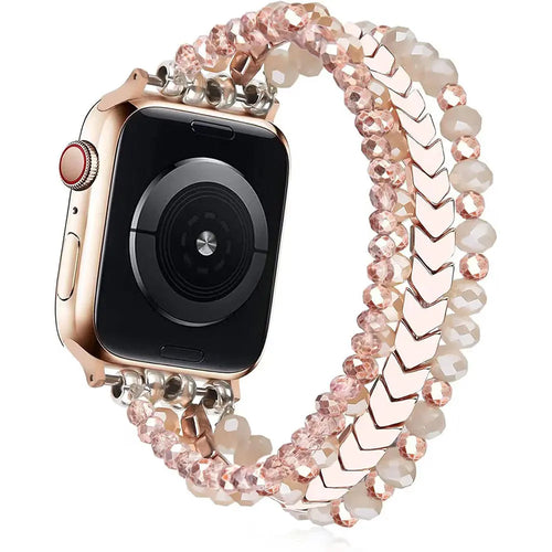 Apple Watch kralen bandje (roségoud)
