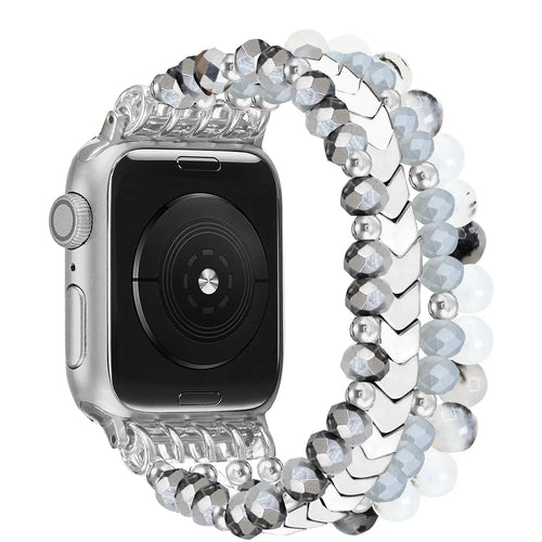 Apple Watch kralen bandje (zilver)