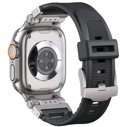 Bandz Apple Watch TPU Armor bandje (zwart)