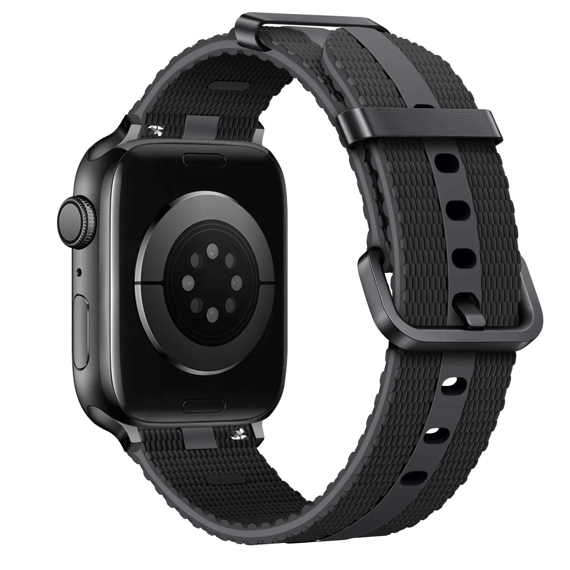 Apple Watch siliconen active band (zwart)