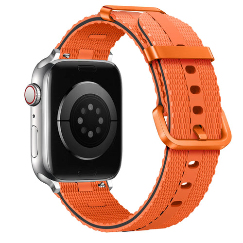 Apple Watch siliconen active band (oranje)