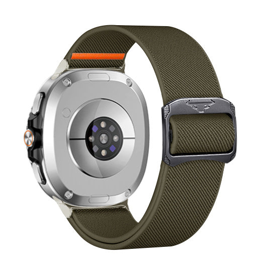Samsung Galaxy Watch 8 Classic elastisch bandje (legergroen)