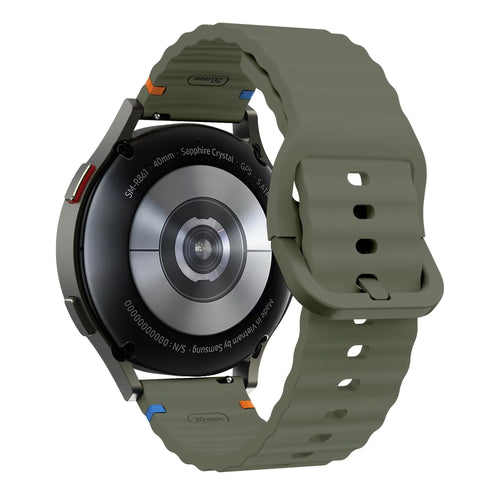 Polar Unite Wave Silicone Band (Army Green)