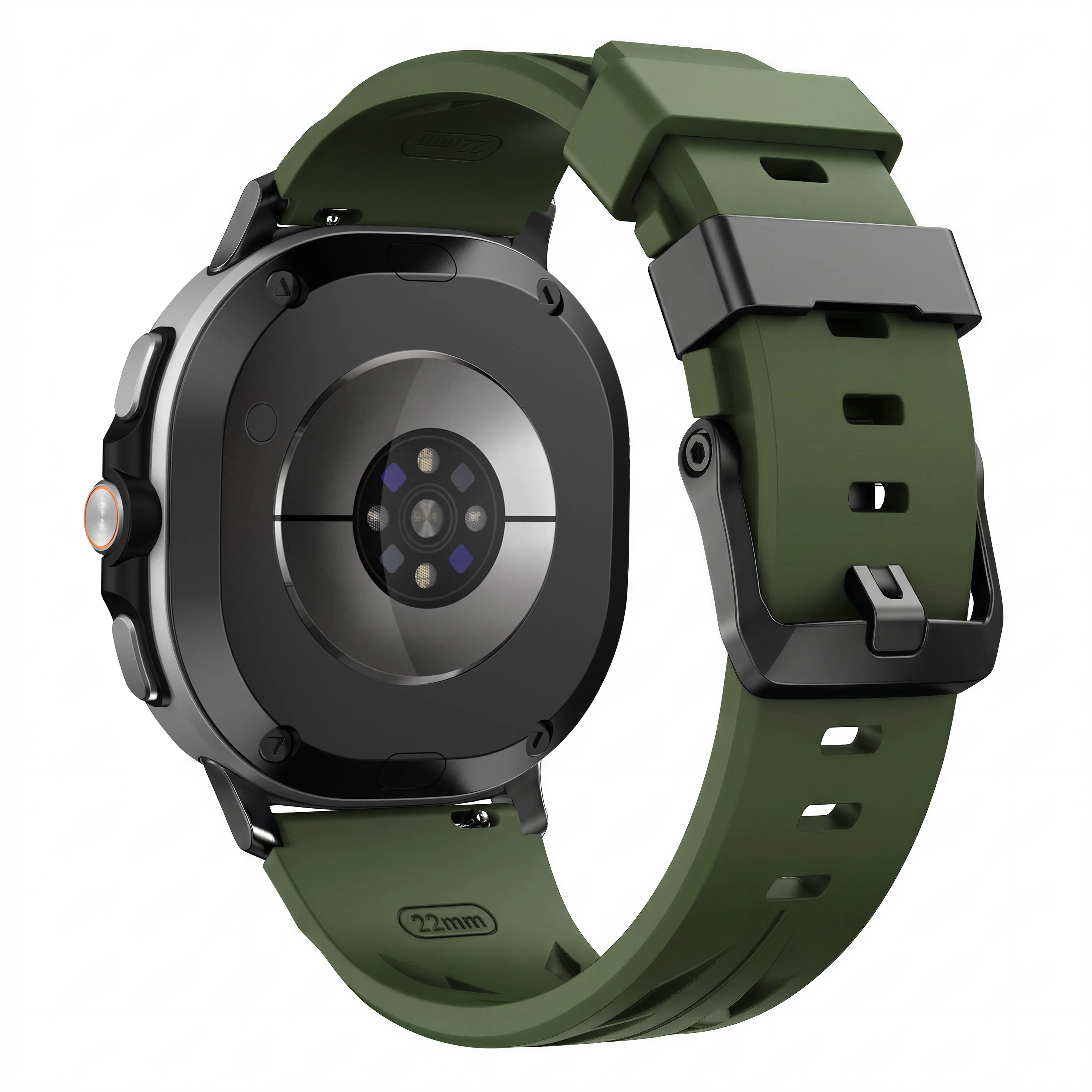 Samsung Galaxy Watch 9 - 44mm race siliconen band (legergroen)