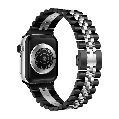 Apple Watch Ultra Jubilee stalen band (zwart/zilver)